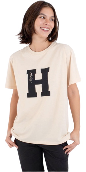 2026 Hurley Womens Out Run Tee WTSEU00027 - Beige